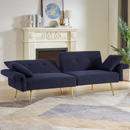 Modern Teddy Upholstered Sleeper Loveseat