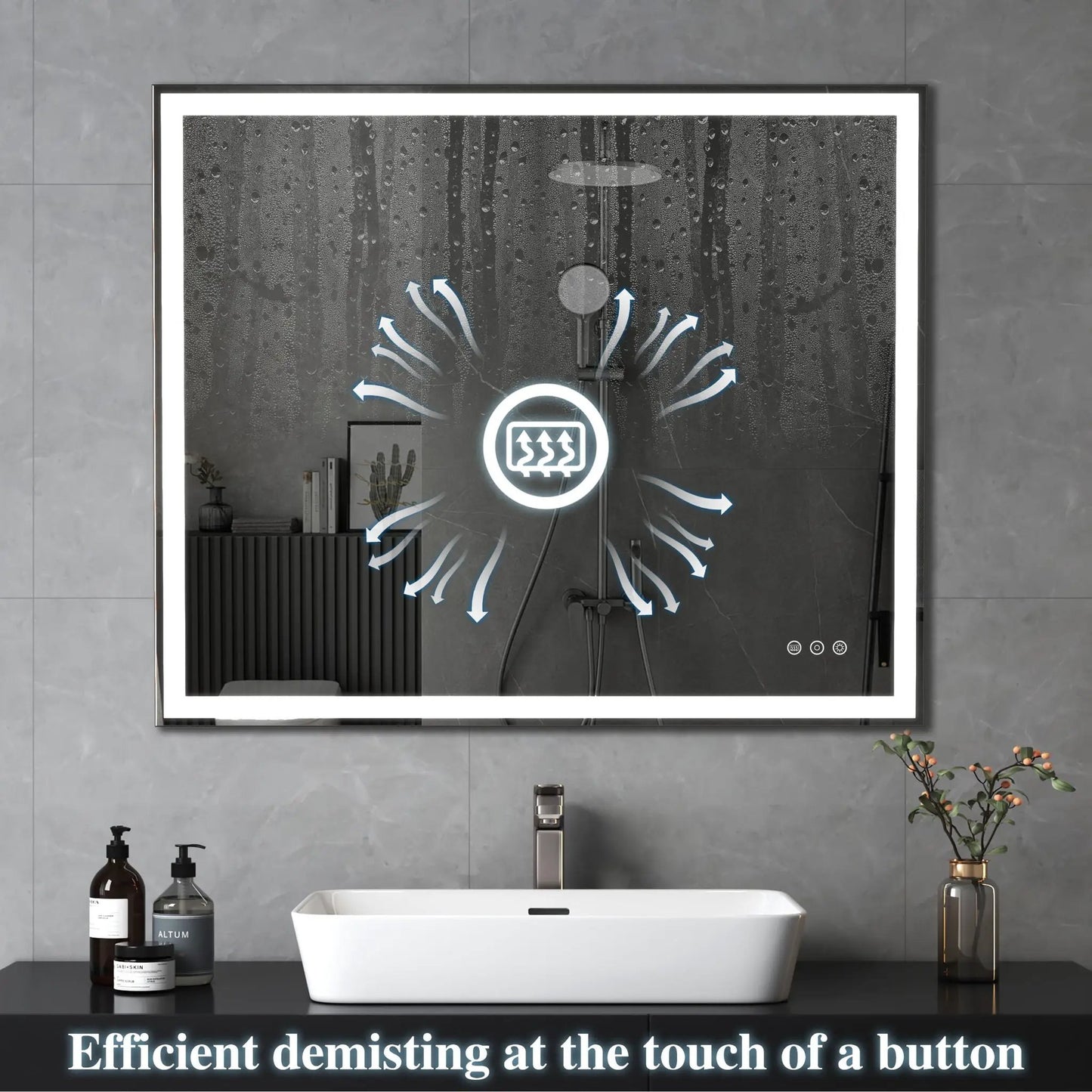 LED Vanity Mirror with Touch Switch and Anti Fog