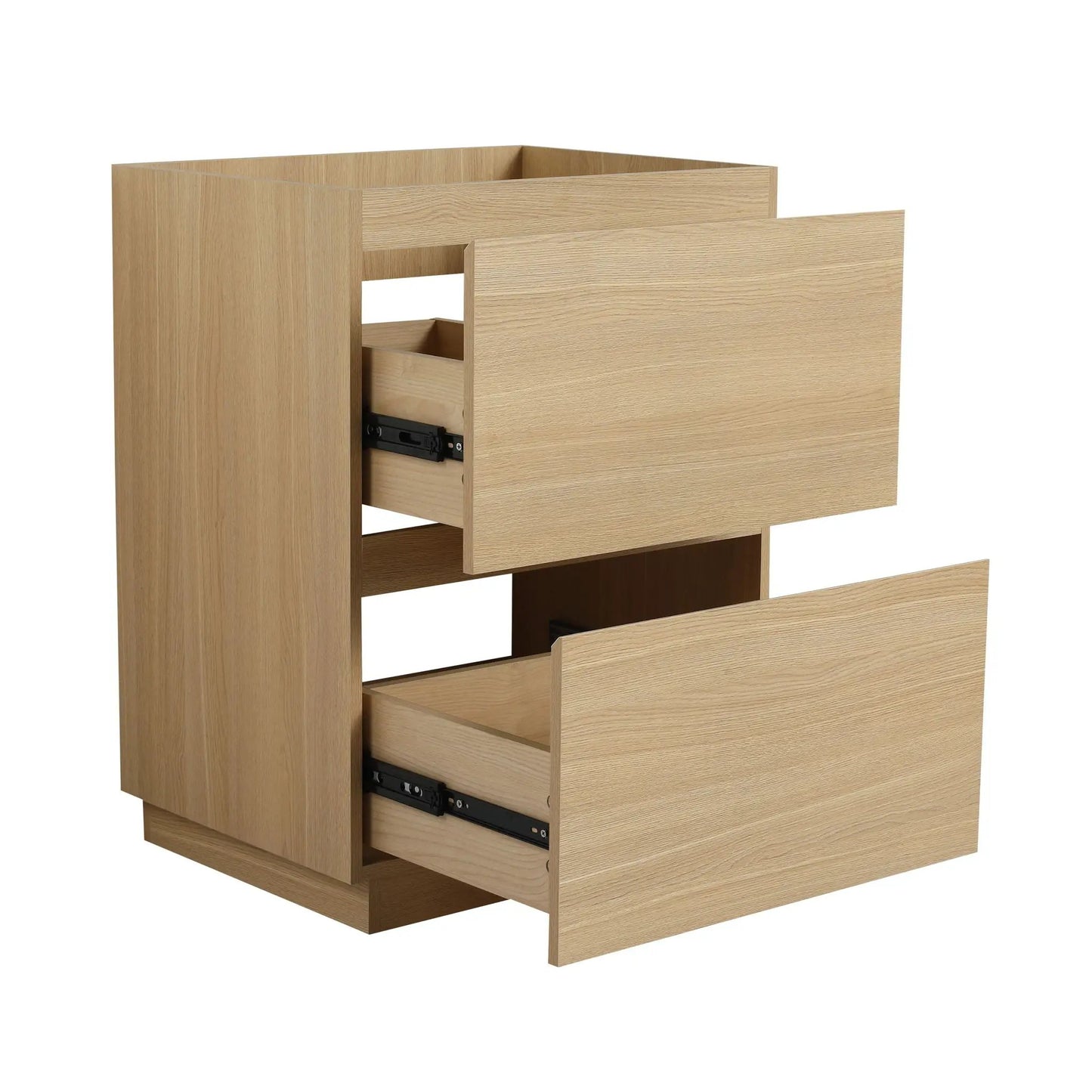 Modern Freestanding Vanity with Double Drawer