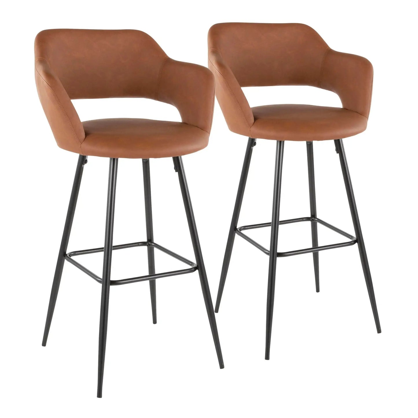 Margarite Contemporary Barstool Set of 2