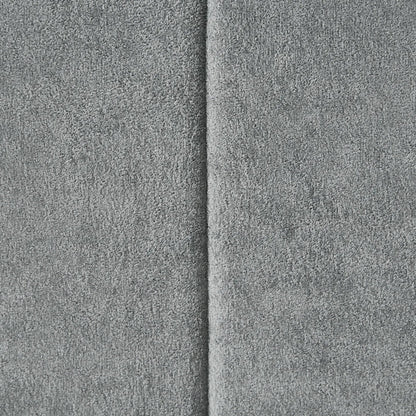Upholstered sleeper sofa gray textured fabric close-up for Unique Piece Furniture futon chair on Tampa Home & Garden Store