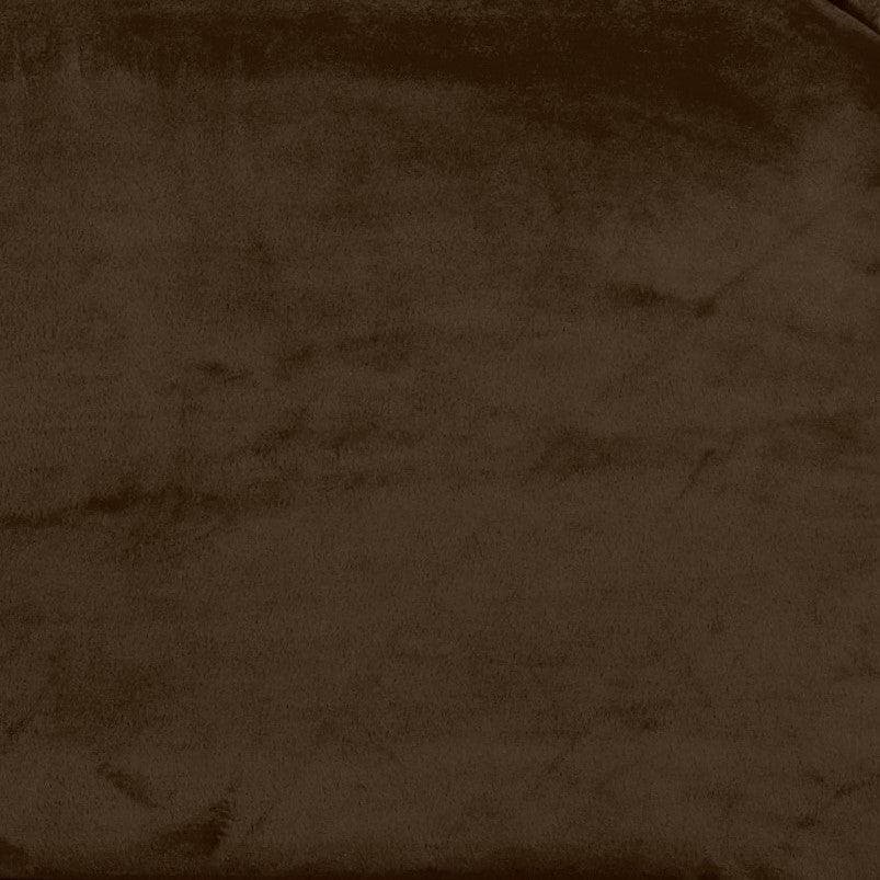 Velvet stretch slipcover Gale Collection in rich chocolate brown by Great Bay Home on Tampa Home & Garden Store