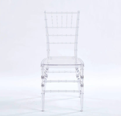 Transparent Plastic Dining Chairs Set of 4