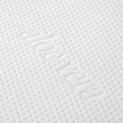 10in Plush Gel Memory Foam Mattress cover close-up in white Aloe Vera cooling fabric on Tampa Home & Garden Store