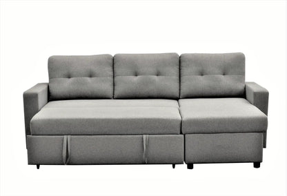 Convertible L Shaped Sectional Sleeper Sofa Bed