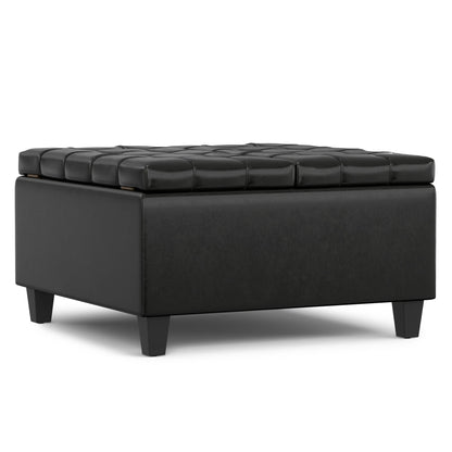 Harrison Upholstered Coffee Table Storage Ottoman