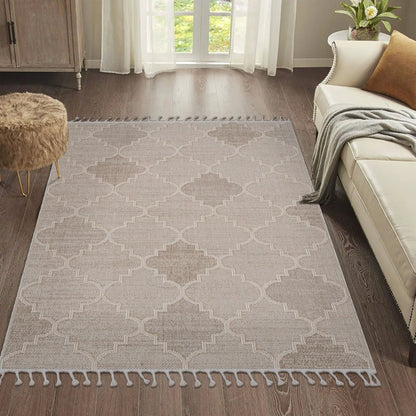Guros Trellis Area Rug for Indoor and Outdoor Use