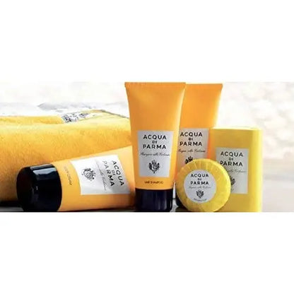 Bar soaps set of 3 Acqua di Parma Colonia wrapped soaps in yellow packaging 100 g Beauty Care Bag on Tampa Home & Garden Store
