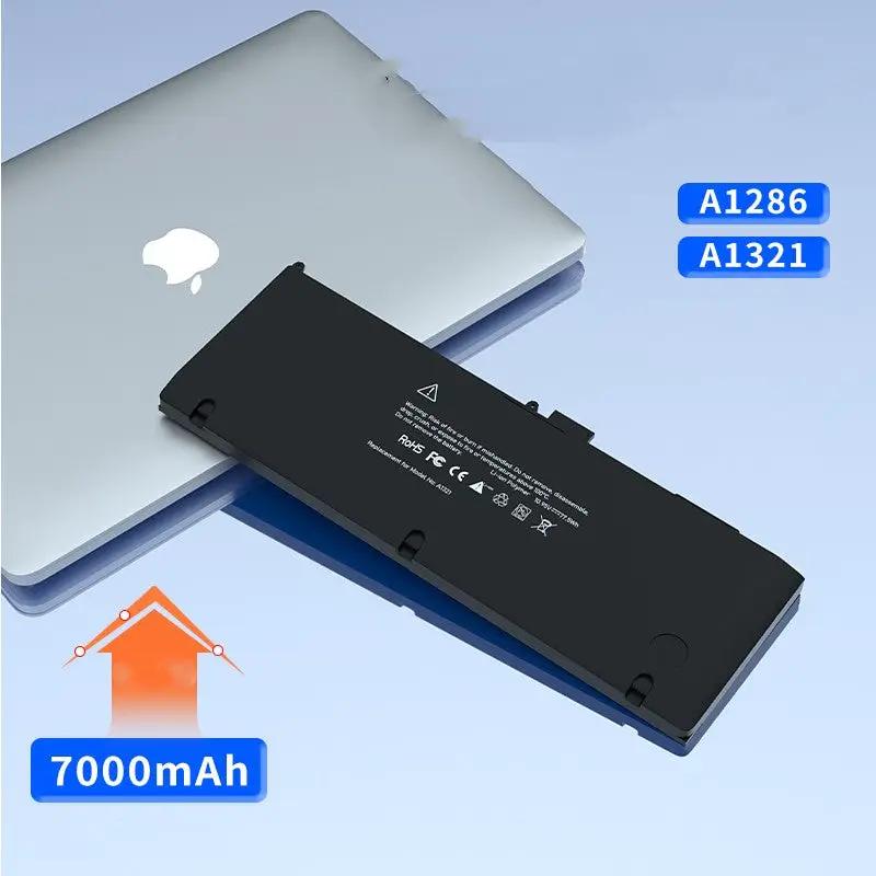 Laptop battery for MacBook Pro A1286/A1321, 7000mAh, black, FLIPSTYLEZLLC on Tampa Home & Garden Store