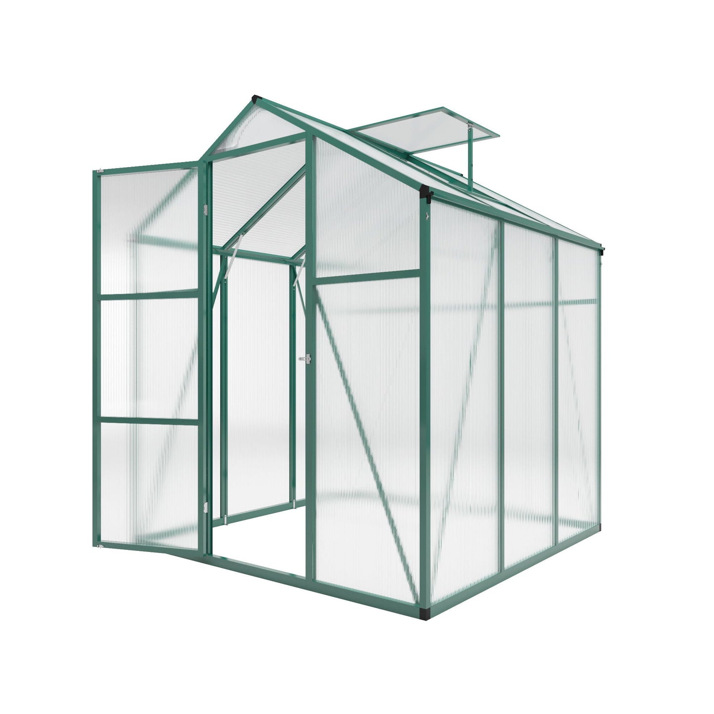 Strong Polycarbonate Walk In Greenhouse and Porch
