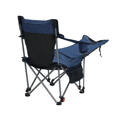 Outdoor Folding Reclining Chair With Cup Holder