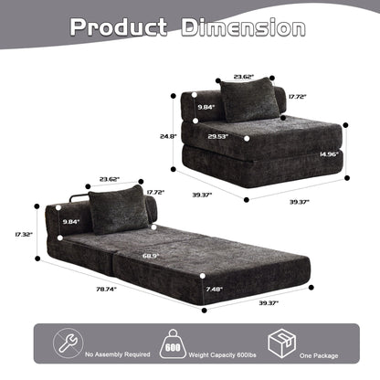 Convertible Floor Sofa Bed and Living Room