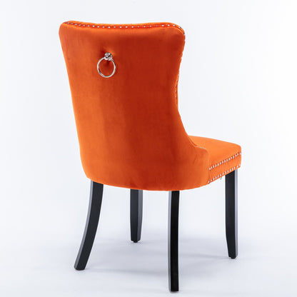 Nikki High End Tufted Dining Chair Set of Two