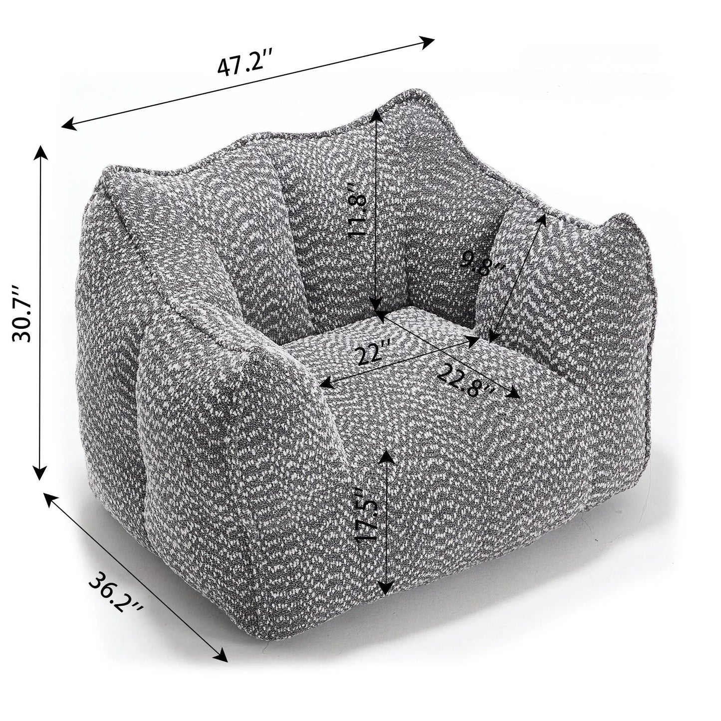 Comfortable Sofa Chairs With Resilient Foam
