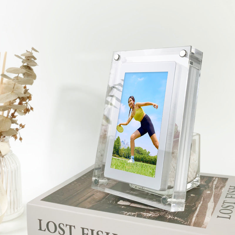 Sell My Stuff clear acrylic digital picture frame with vertical display on Tampa Home & Garden Store