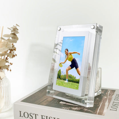 Sell My Stuff clear acrylic digital picture frame with vertical display on Tampa Home & Garden Store