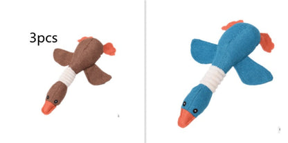 Dayan sounding plush dog toys set brown and blue, 3pcs by Sell My Stuff on Tampa Home & Garden Store