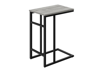 C Shaped Accent Table for Sofa and Bedside Use