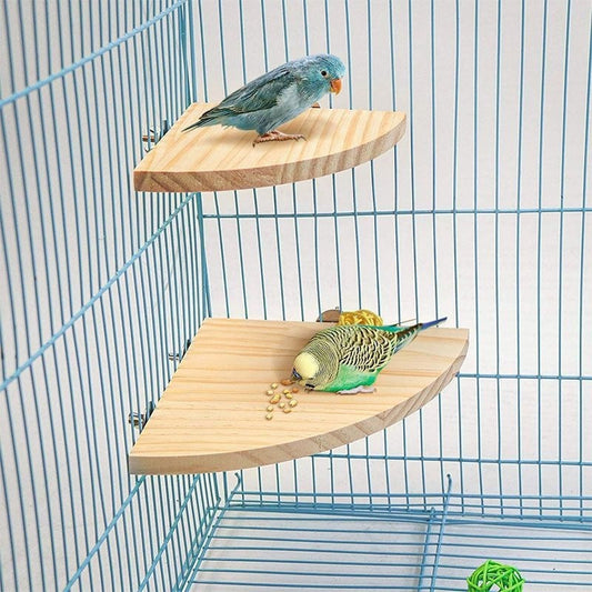 Solid wood two-platform climbing bird platform with jumping boards for cages Sell My Stuff on Tampa Home & Garden Store