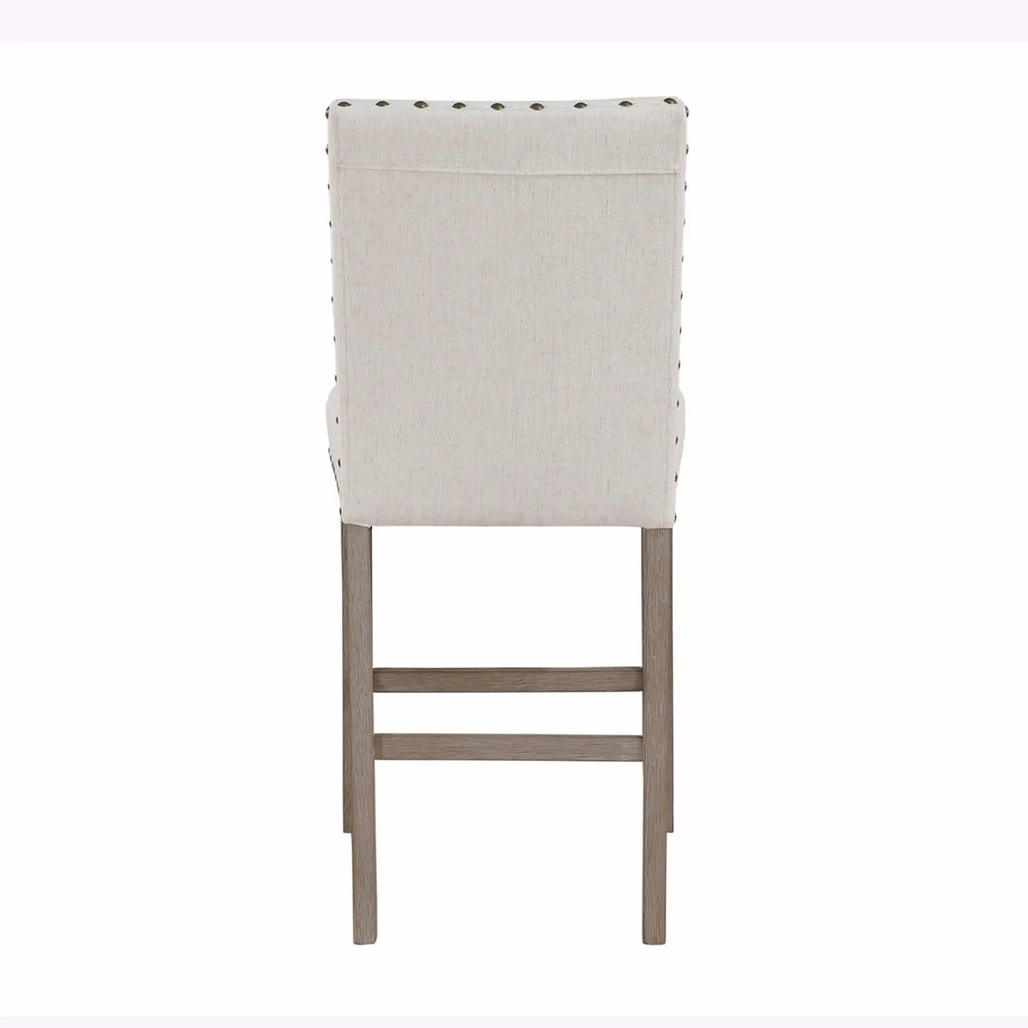 Marian Bar Stool Set of Two with Nailhead Trim