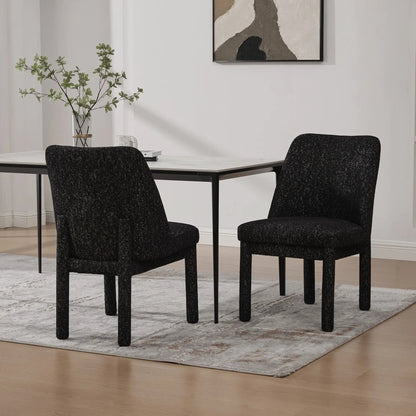 Wide Minimalist Dining Chair for Modern Homes
