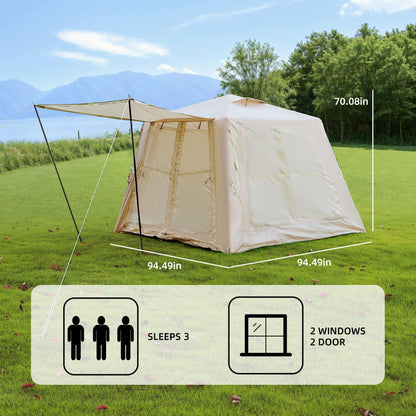Waterproof Inflatable Tent and Canopy for Two