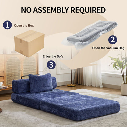Convertible Floor Sofa Bed and Living Room