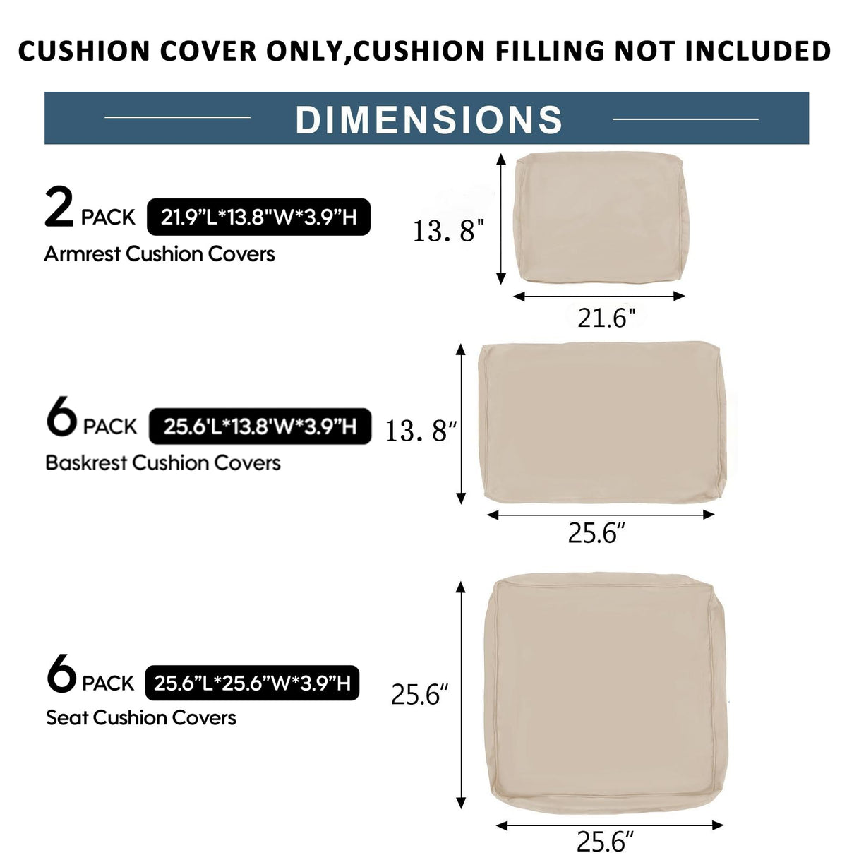 Wicker Sectional Sofa Cushion Covers and a Set