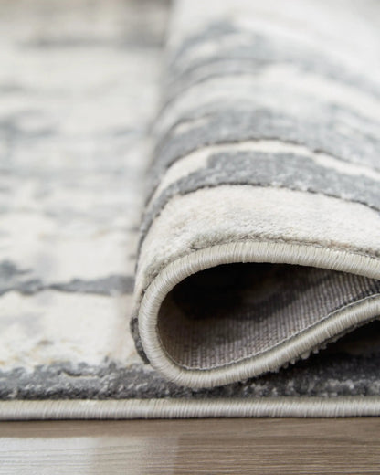 Mazatl - Rug gray-blue distressed area rug by Unique Piece Furniture on Tampa Home & Garden Store