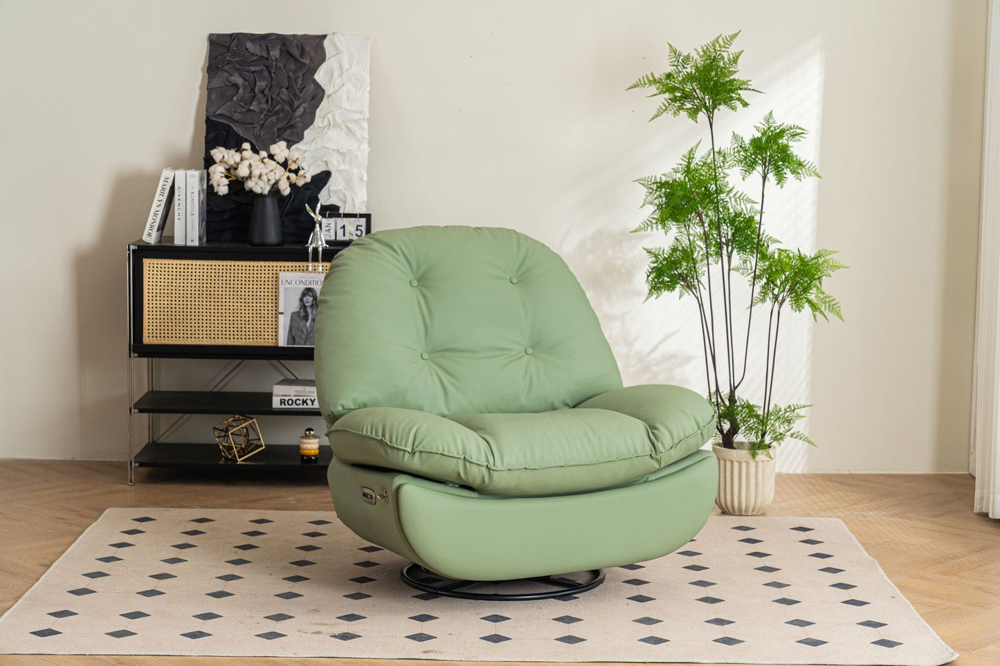 Power Recliner Swivel Glider USB and a Speaker