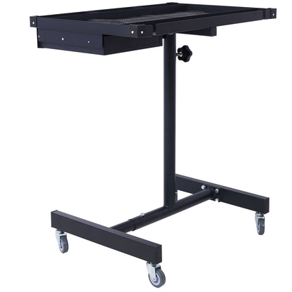 Adjustable Tear Down Work Table With Drawer by HouseOfZazla, black steel power station on Tampa Home & Garden Store