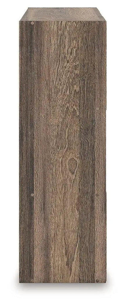 Shallifer cube organizer dark woodgrain finish by Unique Piece Furniture on Tampa Home & Garden Store