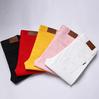 Slim Fit Stretch All-matching Mid Waist Casual Jeans by FLIPSTYLEZLLC in assorted colors on Tampa Home & Garden Store