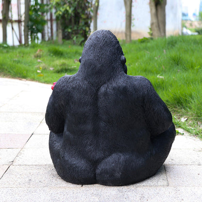 Chimpanzee Flower Pot and Outdoor Sculpture