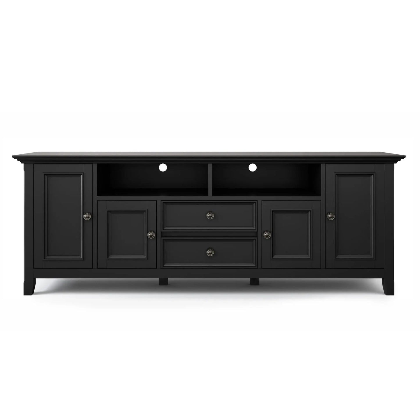 Amherst Wide TV Media Stand with Solid Wood