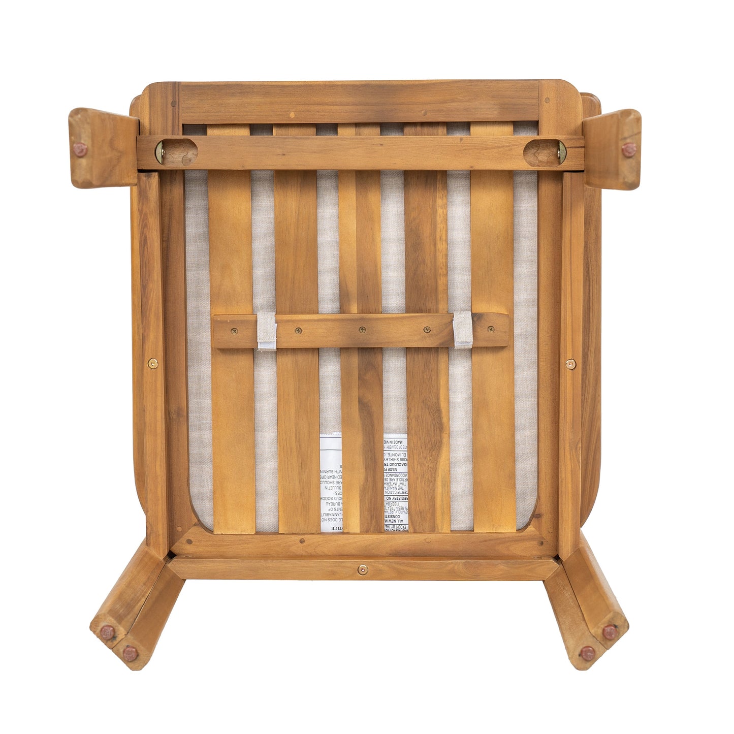 Kaja Outdoor Acacia Wood Dining Chair With A Pad
