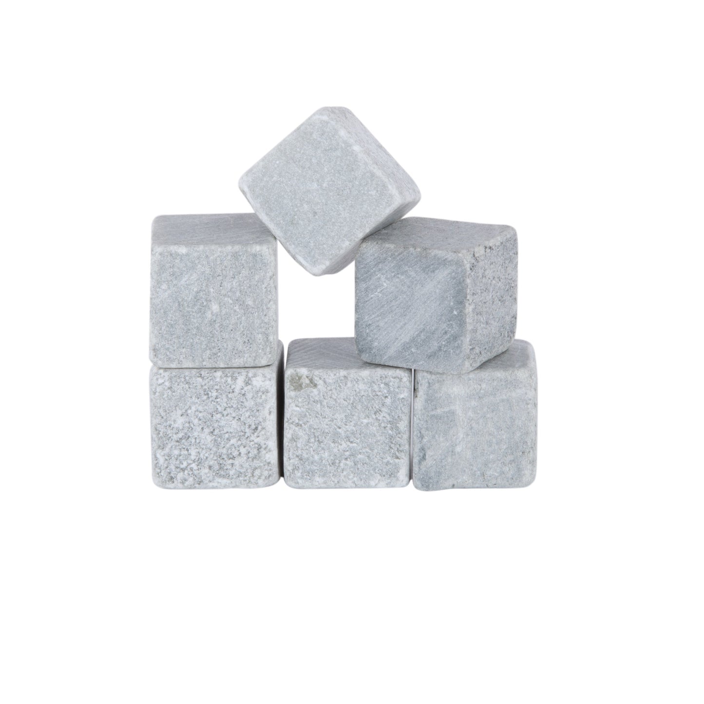 Solid Glacier Cubes and Soapstone For Cool Drinks