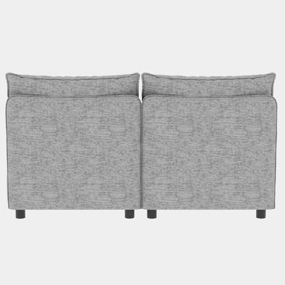 Modular Sofa Bed With Fabric And Hidden Storage