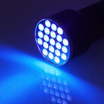 Adjustable UV flashlight 21LED handheld black light by Stevvex ST4LMAPQ120 on Tampa Home & Garden Store