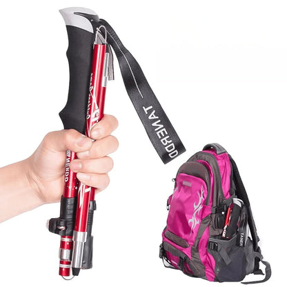Adjustable Foldable Hiking Poles 110–135cm Trekking Sticks