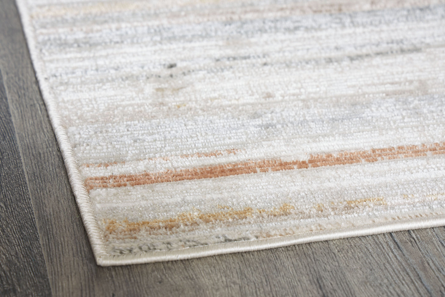 Artney Striped Area Rug in Neutral Multi Colors