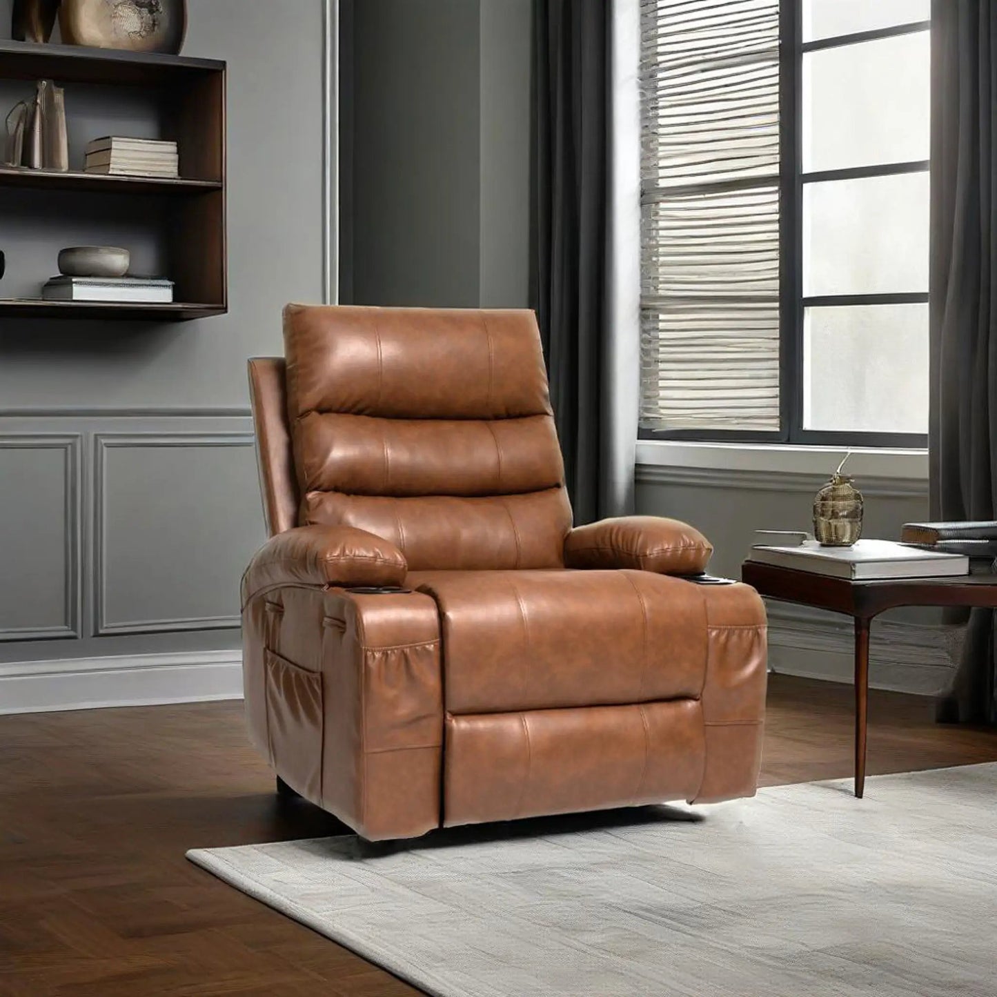 Power Lift Recliner With Massage and Lumbar Heat