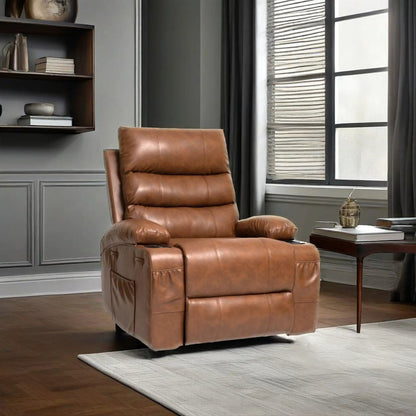 Power Lift Recliner With Massage and Lumbar Heat