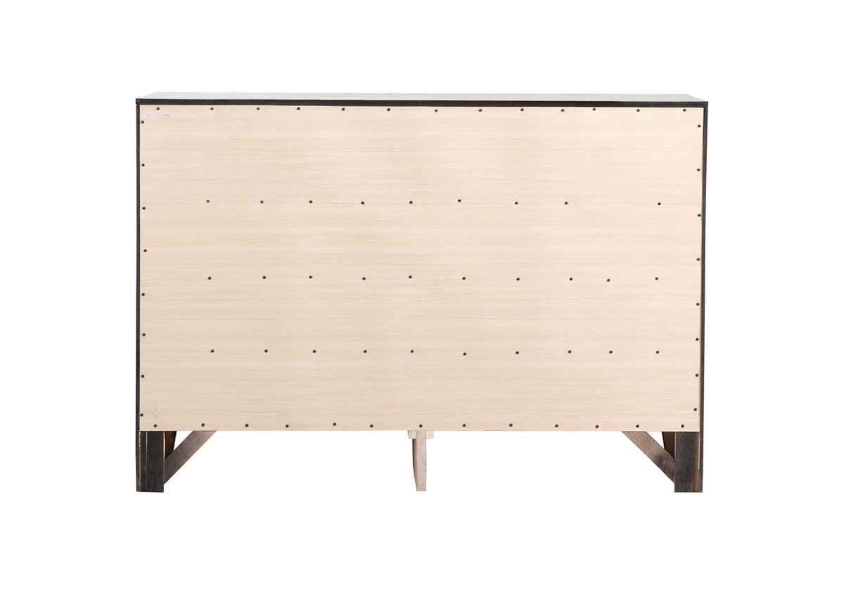 Marilla Dresser with resin fronts in natural wood tone by HouseOfZazla on Tampa Home & Garden Store