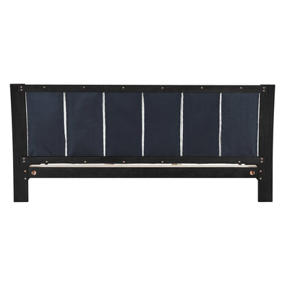 King Size Bed Frame in Black and White Color