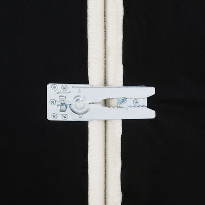 Segoura modular sectional ottoman hardware bracket with white fabric straps on metal mount on Tampa Home & Garden Store