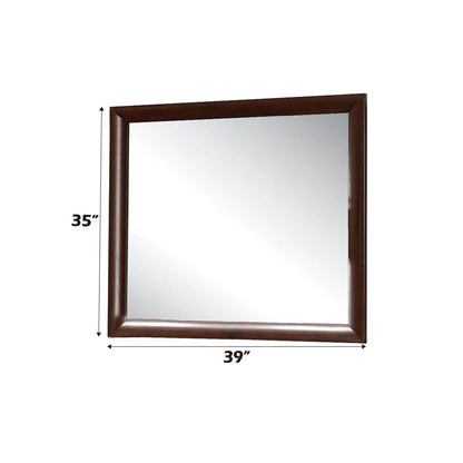 Ireland Contemporary Oak Design Mirror with Frame