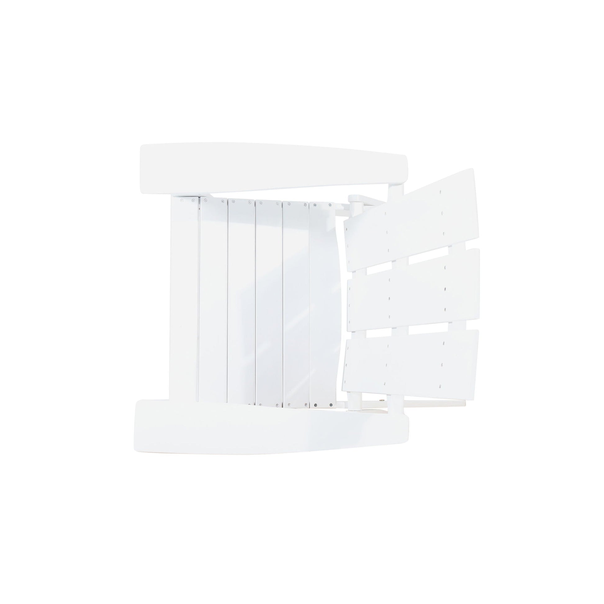 Aurascape Outdoor Comfort Foldable Adirondack Chair, white outdoor folding arm chair on Tampa Home & Garden Store