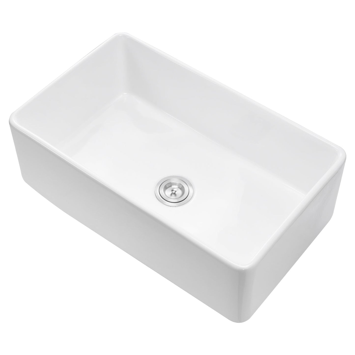 Single Bowl Undermount Kitchen Fireclay Sink