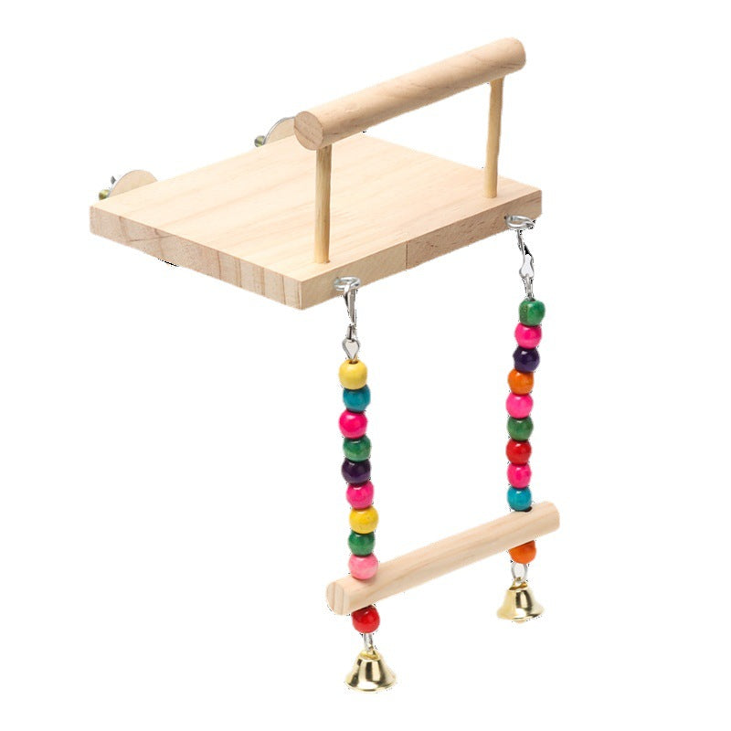 Crane Ring Climbing Ladder Cage Swing with two beaded rope strands and bells Sell My Stuff on Tampa Home & Garden Store